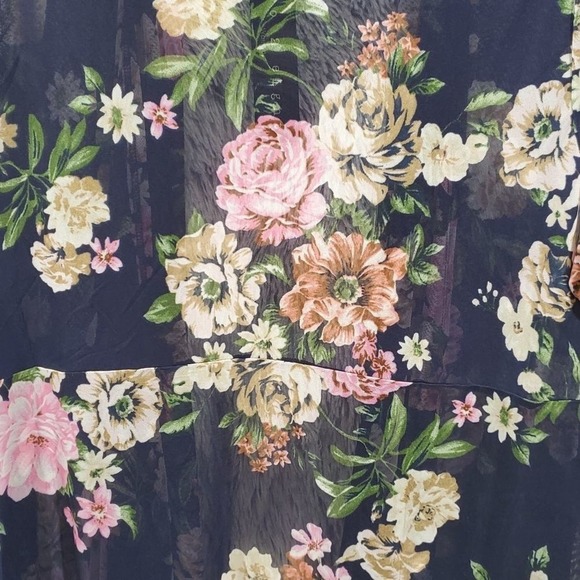 Gorgeous floral kimono coverup‎ cardigan plus - Picture 7 of 7